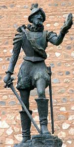 Estatua en la ciudad de Córdoba.