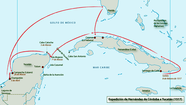 Expedición de Hernández de Córdoba a Yucatán (1517)