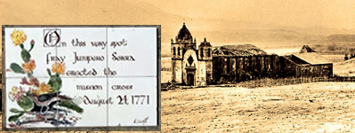 Serrra. Cruz en Misión Carmel
