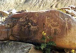 Pinturas rupestres. Cueva Lauricocha.