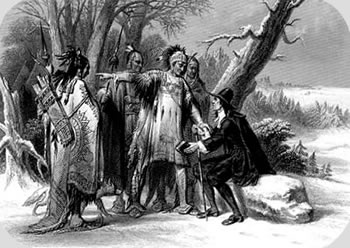 Roger Williams y los Narragansetts.