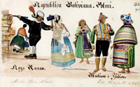 República Boliviana. Potosí, Koya Runas. Mestizos e indios
