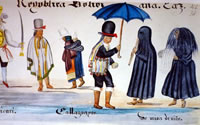 República Boliviana. Paz. Caricari. Callaguayos. De misa de niño.