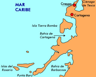 Mapa Localización de Crespo