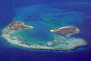 Islas Dos Mosquises y Domusky Norte.