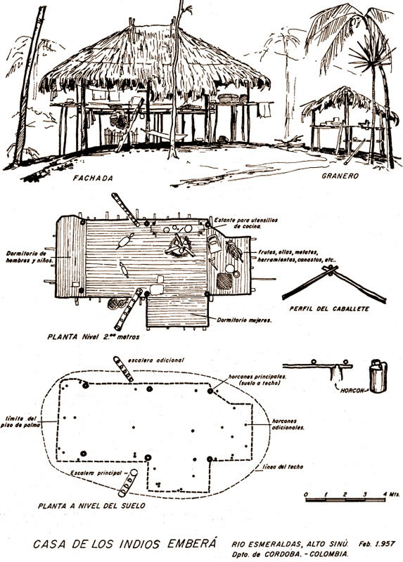 Croquis casa en Esmeraldas