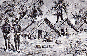 Vivienda chiriguana. Siglo XVIII