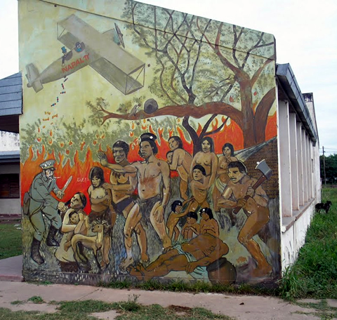 Napalpí. Mural conmemorativo