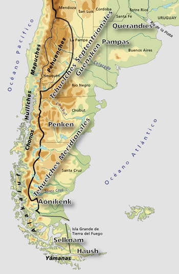 Mapa "Complejo Tehuelche"